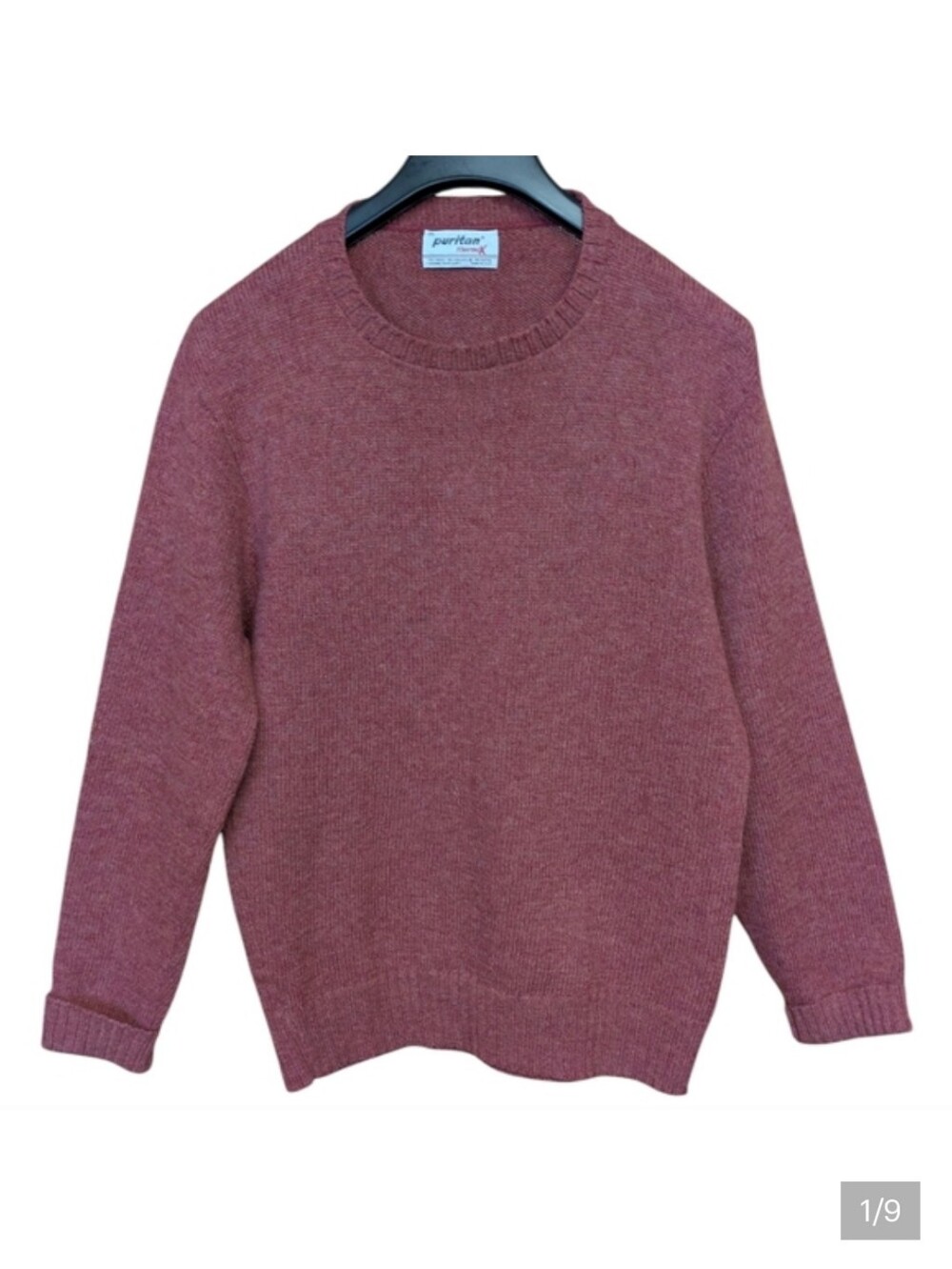 Puritan Vintage Wool Blend Crew Neck Sweater Size XL